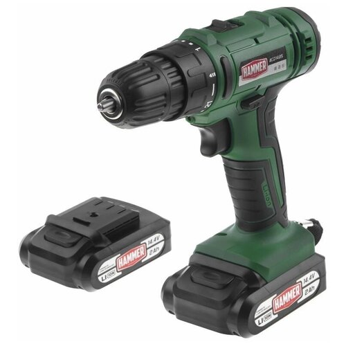 Аккум дрель Hammer Flex ACD14BS 144В 2x2Ач 10мм 0-3500-1350обмин 38Нм в кейсе 529000₽