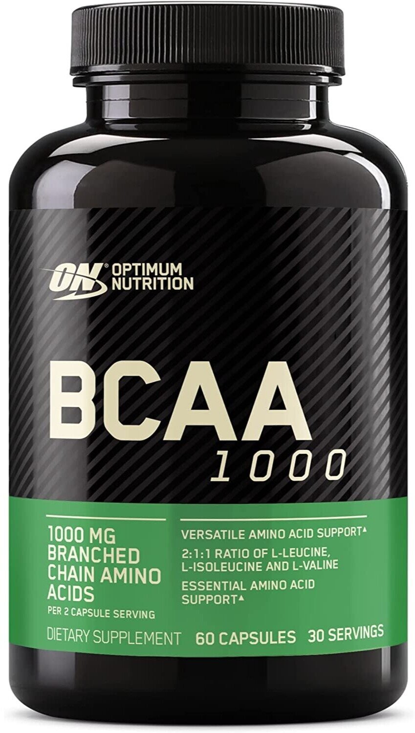 Бсаа OPTIMUM NUTRITION BCAA 1000 Mega-Size 2:1:1 60 капсул, Нейтральный