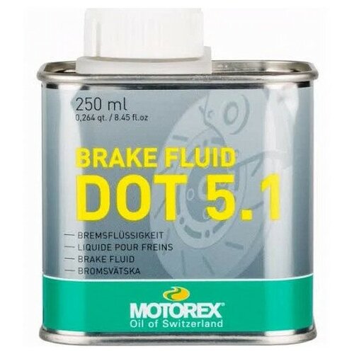 Тормозная жидкость MOTOREX DOT 5.1 250мл.