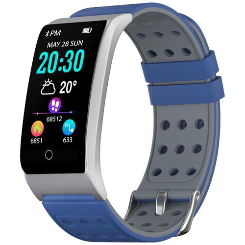 Фитнес браслет GSMIN WR42 2019 с измерением давления пульса и ЭКГ Черный 650000₽