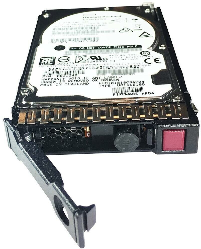 Жесткий диск HP 1.8TB 12G SAS 10K RPM SFF SC 512E 791055-001