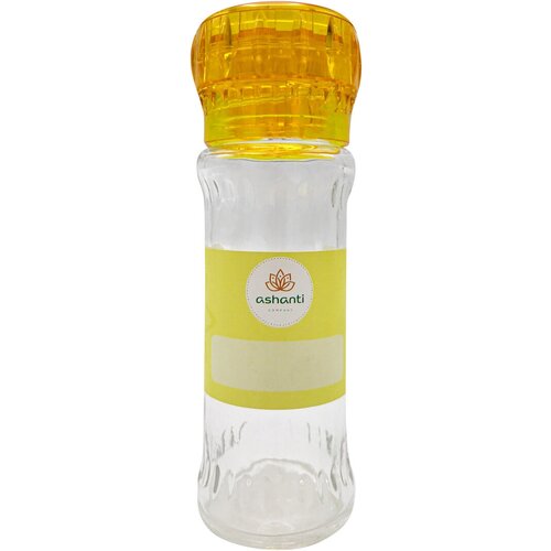 Мельница для специй Ashanti стеклянная желтая 80 г