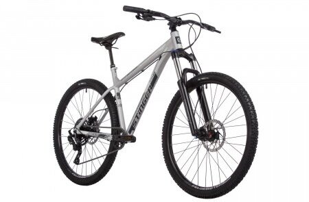 Велосипед STINGER 27.5" PYTHON EVO серый, алюминий, размер 18"