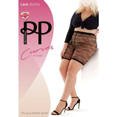 Pretty Polly Кружевные шортики под платье 4X телесный, черный