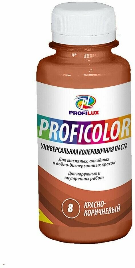 Колорант универсальный Profilux Proficolor 08 красно-коричневый 100 мл.