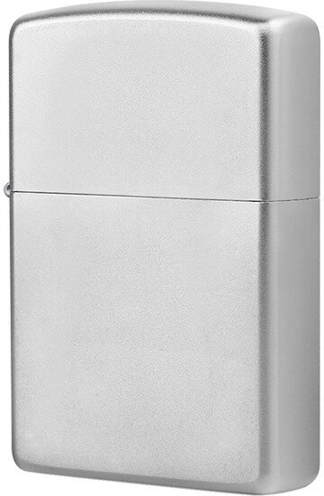 Зажигалка ZIPPO Classic оригинал-покрытие Satin Chrome-MADE IN USA Зиппо 205 - фотография № 1