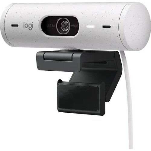 Веб-камера Logitech Brio 500, белая веб камера logitech brio 500 черный