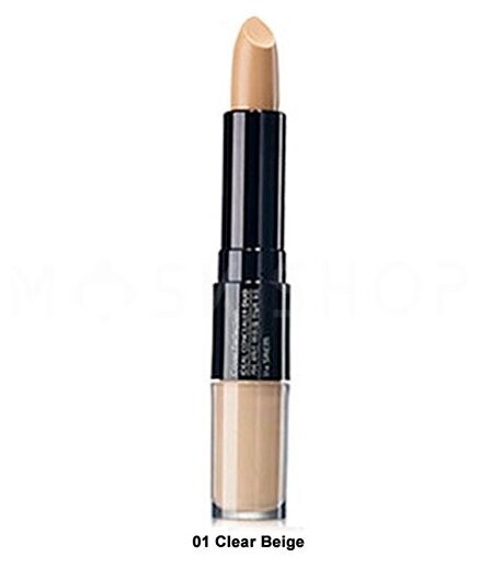 Двойной консилер для лица The Saem Cover Perfection Ideal Concealer Duo 01 Clear Beige