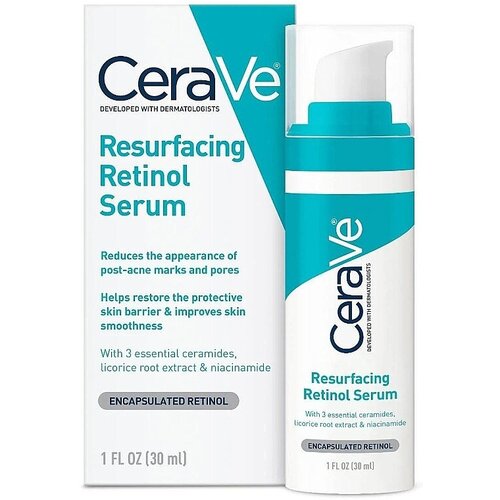 Cerave восстанавливающая сыворотка с ретинолом Resurfacing Retinol Serum 30мл