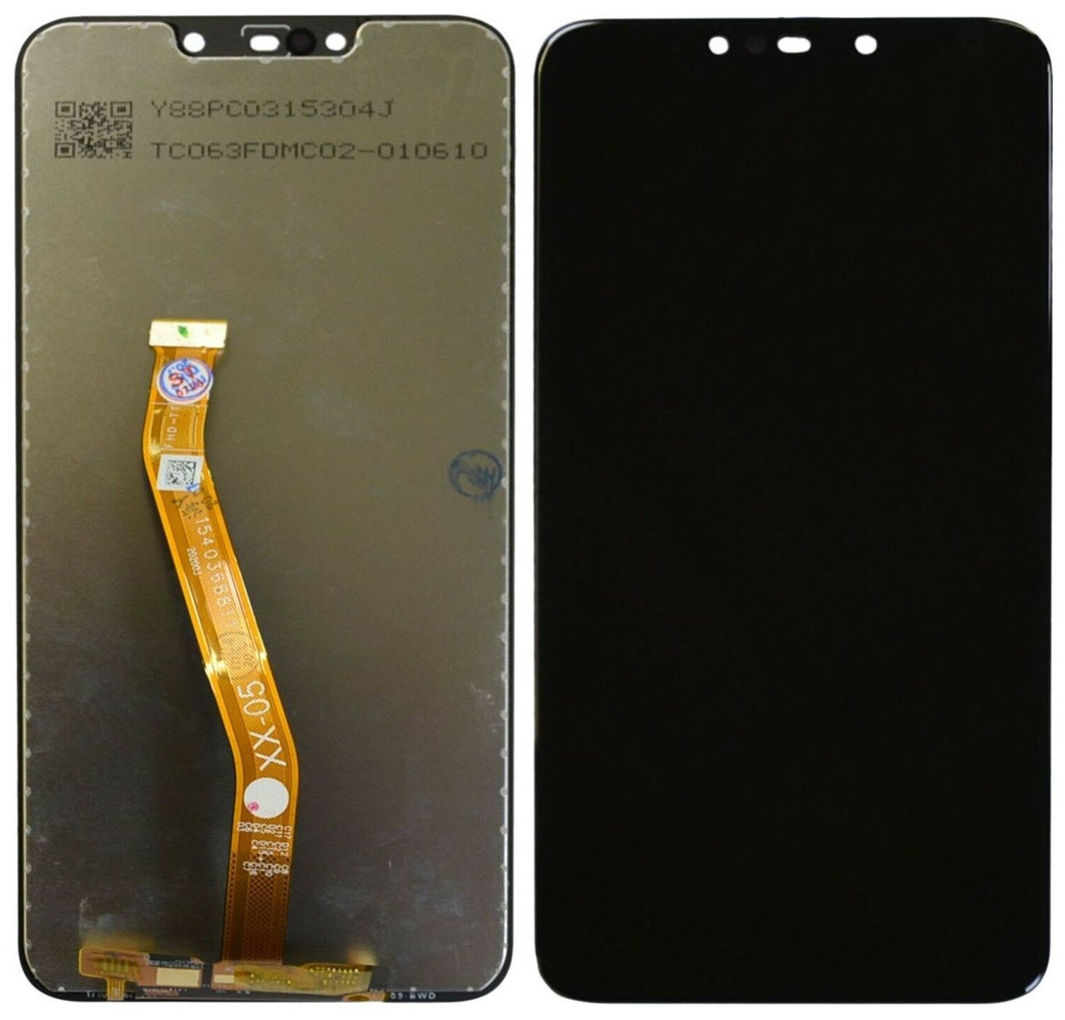 Дисплей (экран) в сборе с тачскрином для Huawei Mate 20 Lite (черный)