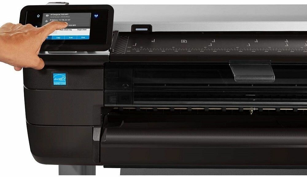 Плоттер HP Designjet T830 MFP (F9A28A) A1/24" - фото №5