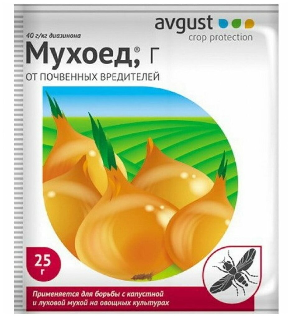 Инсектицид от почвенной мухи Мухоед, 25 г, Avgust - фотография № 6