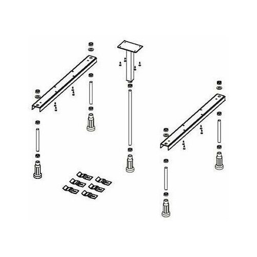 Ножки для поддона Riho Basel 402/412 POOTSET62 кашпо soendgen basel d14 лоси серый