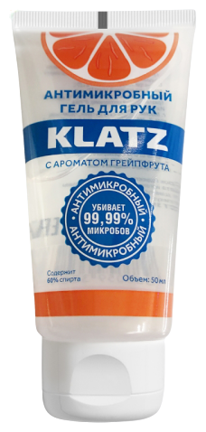 Klatz Антимикробный гель для рук с ароматом грейпфрута