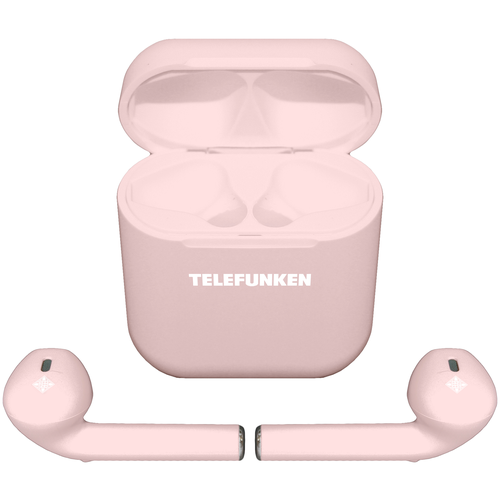 фото Беспроводные наушники telefunken tf-1001b, pink