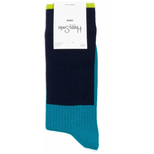 фото Женские носки happy socks средние, фантазийные, на новый год, размер 36-40, синий, голубой
