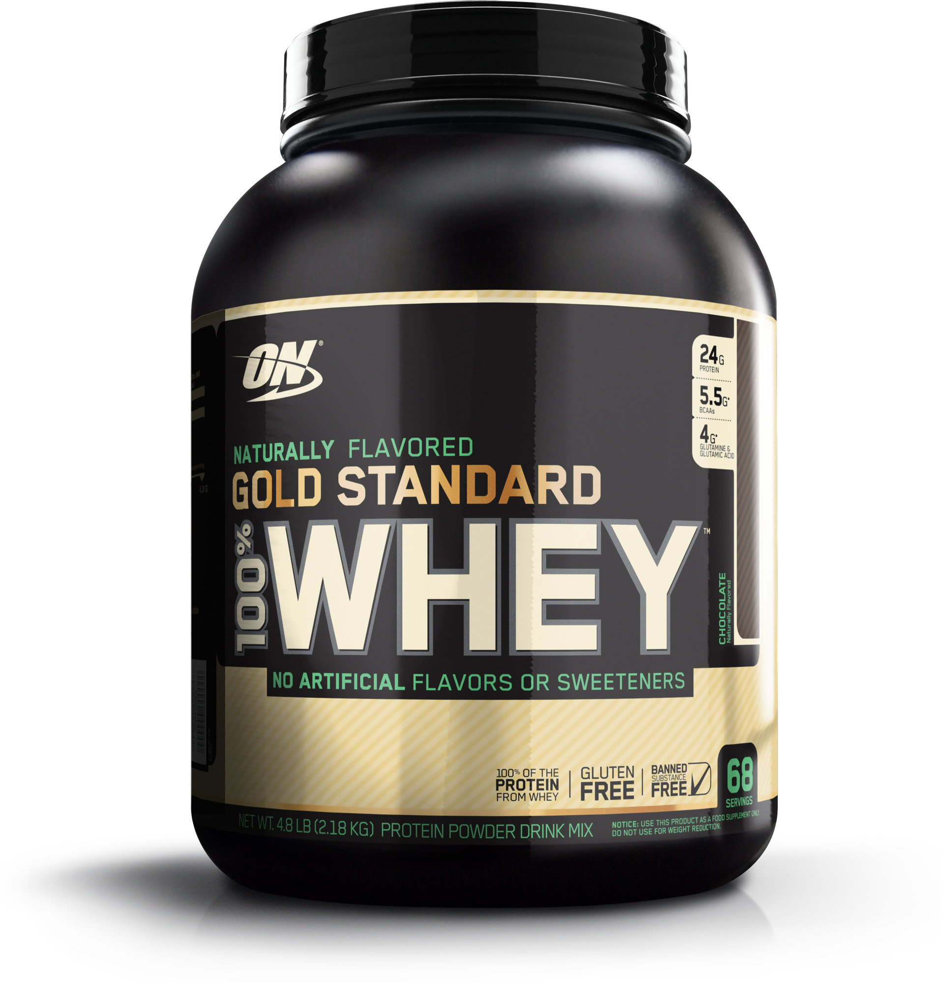 OPTIMUM NUTRITION Whey Protein Gold Standard Natural 5lb (2,27 кг) (Шоколад)