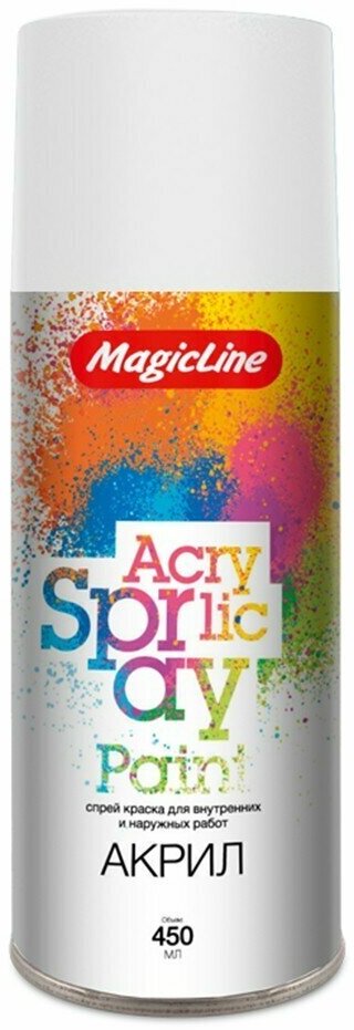 Краска MAGICLINE №420, белая матовая, 265 г