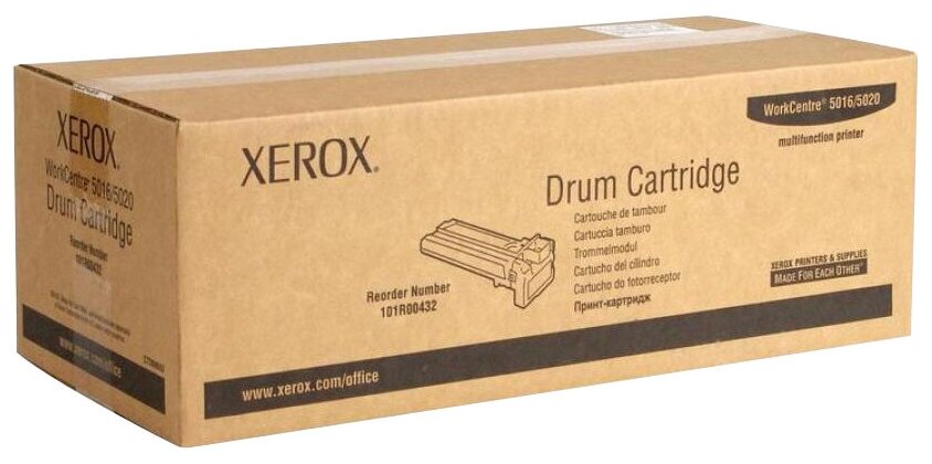 Фотобарабан Xerox 101R00432, для Xerox WorkCentre 5020, Xerox WorkCentre 5016, черный, 22000 стр.