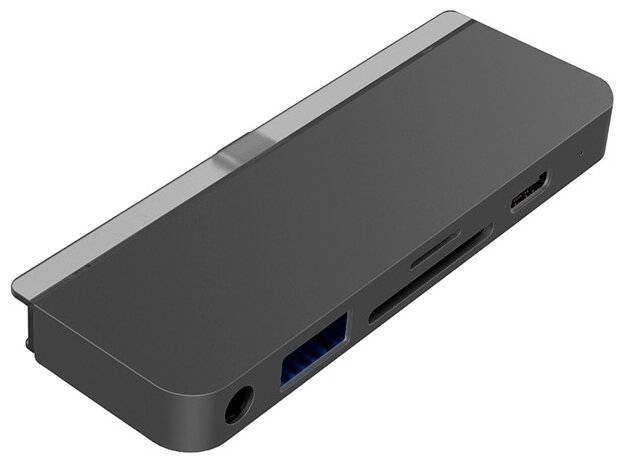 USB-концентратор HyperDrive 6-in-1 USB-C Hub (HD319), разъемов: 2 Silver