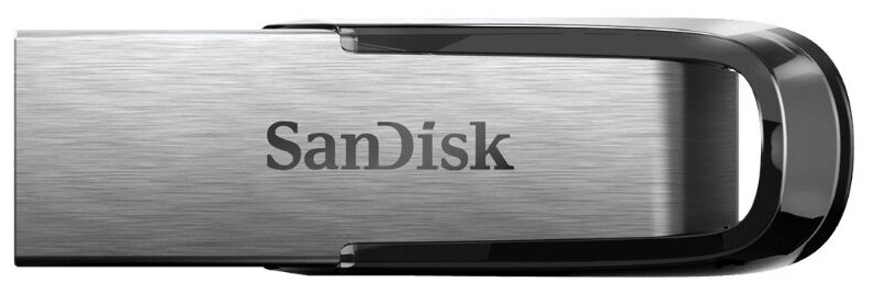 Флеш-накопитель USB 3.0 32GB SanDisk Ultra Flair корпус металл/чёрный - фотография № 1