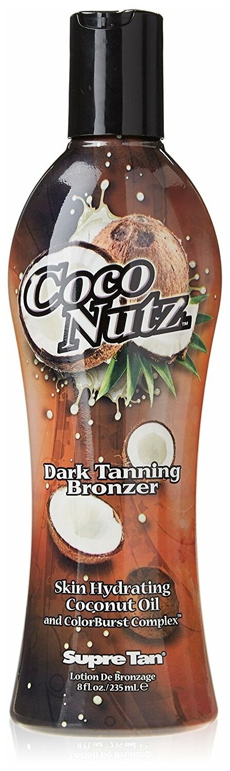 SUPRE Coco nutz bronzer (235 ml) крем для загара с натуральным бронзатором, маслом кокоса