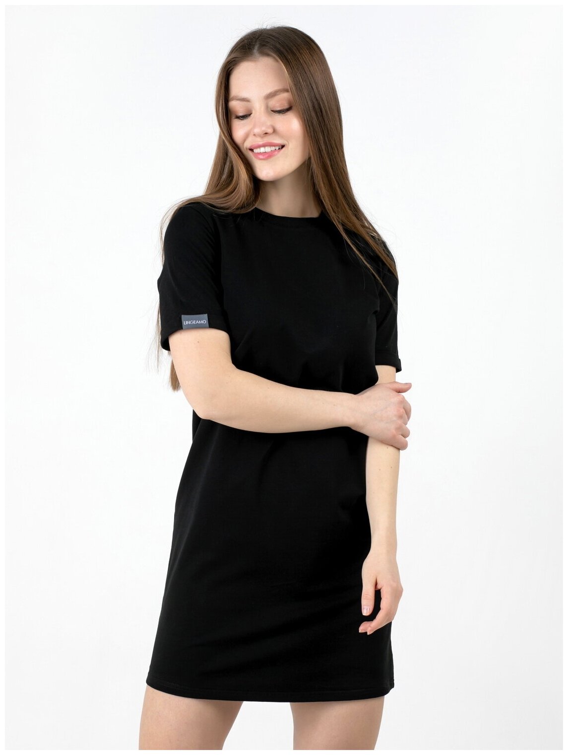 Платье Lingeamo, черное. Размер S - фотография № 1