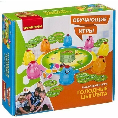 Игра настольная для детей Голодные цыплята