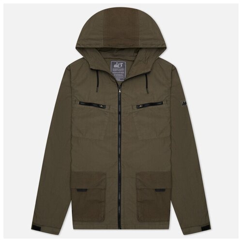 фото Мужская куртка ветровка peaceful hooligan lucas оливковый, размер s