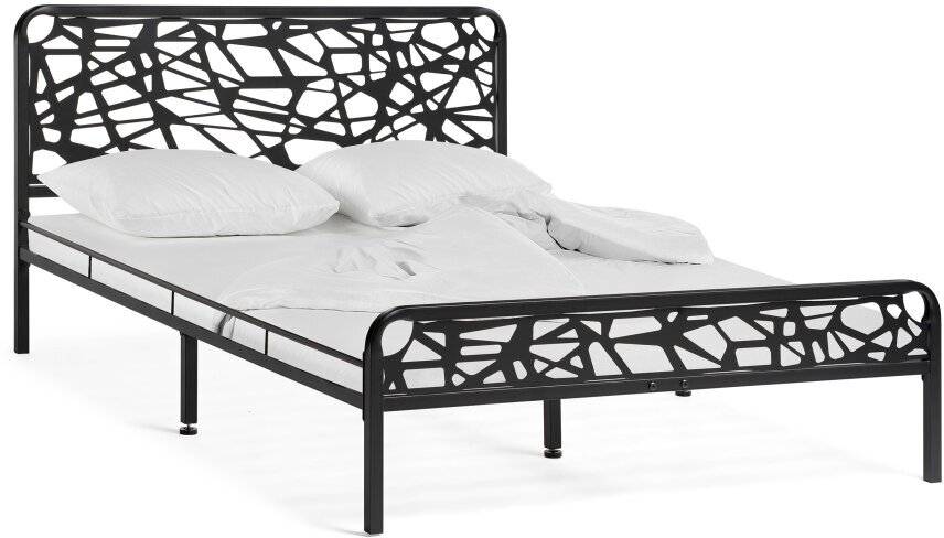 Двуспальная кровать Woodville Кубо 160х200 черный