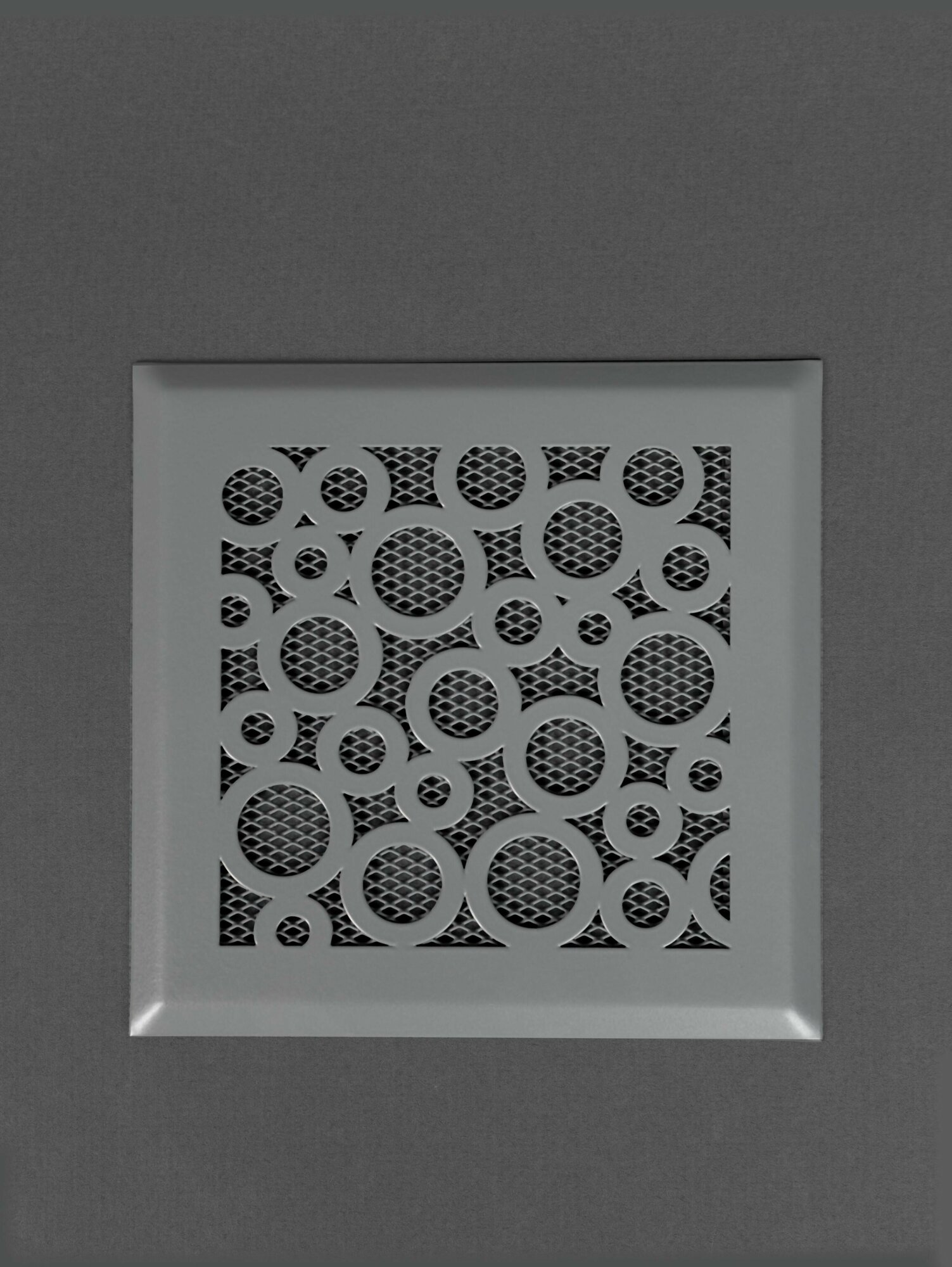 Решетка вентиляционная на магнитах 150x150 мм. съемная (РП150 кольцо) металлическая от производителя Родфер - фотография № 6