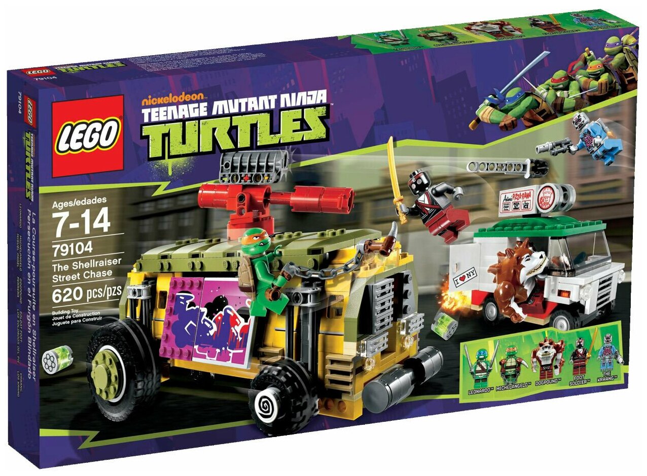Конструктор LEGO Teenage Mutant Ninja Turtles 79104 Погоня на панцирном танке