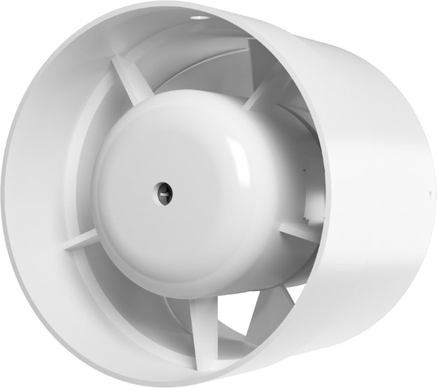 PROFIT 5 BB, Вентилятор осевой канальный вытяжной с двигателем на шарикоподшипниках D 125