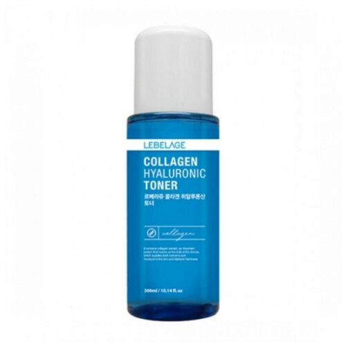 Lebelage Тонер для лица коллагеновый с гиалуроном Collagen Hyaluronic Toner, 300 мл