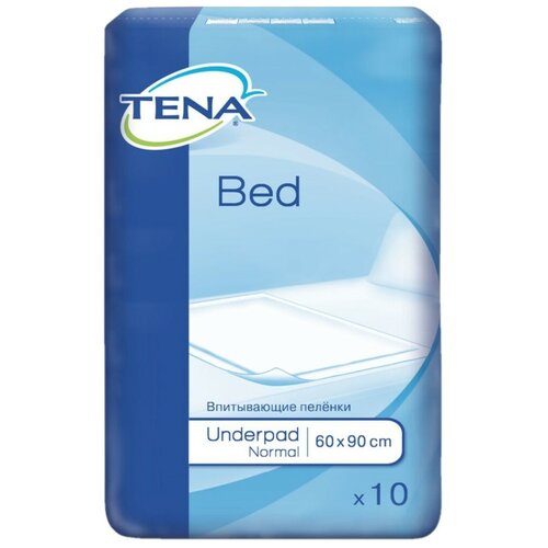 Тена Пеленки впитывающие Bed Underpad Normal 60х90 см №10