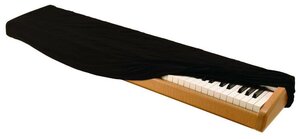 Универсальная бархатная накидка для цифровых фортепиано Yamaha, Casio, черная (NUblack)