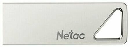 Флеш-диск 8GB NETAC U326, USB 2.0, серебристый