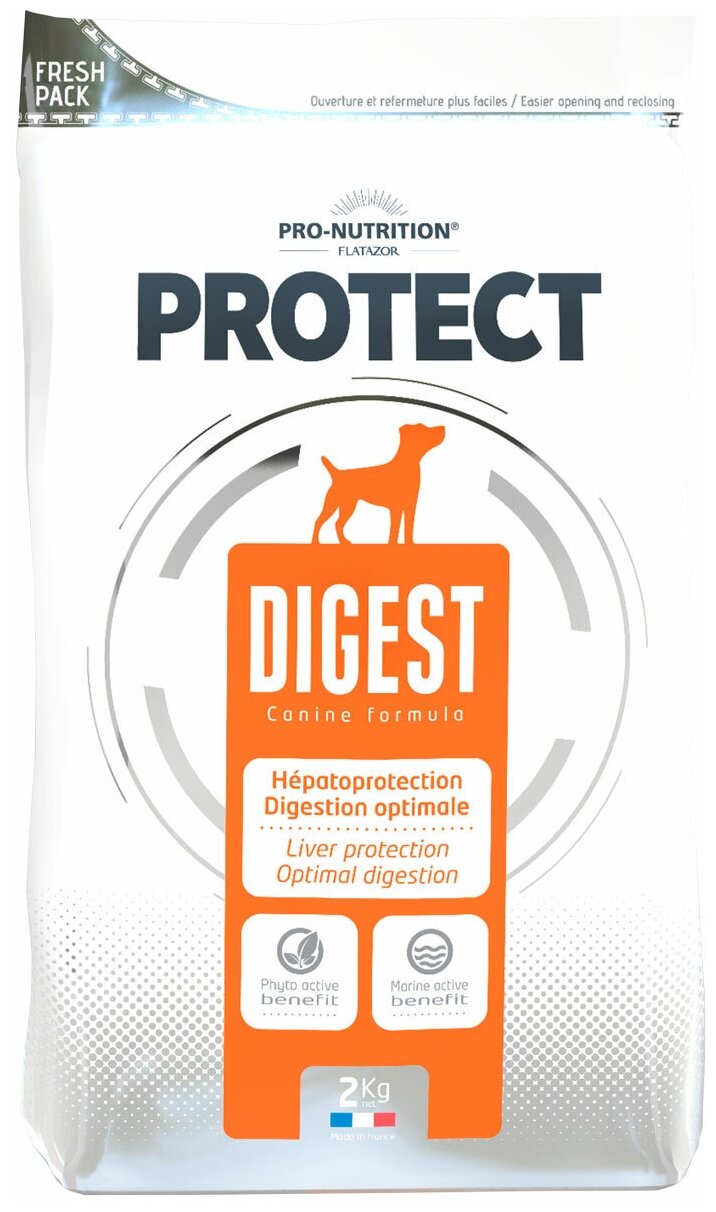 FLATAZOR PROTECT DIGEST для взрослых собак всех пород при аллергии (2 кг)