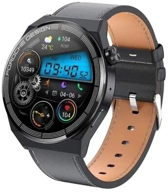 Умные часы Premium/ Smart Watch/круглые часы/46 mm/Черные