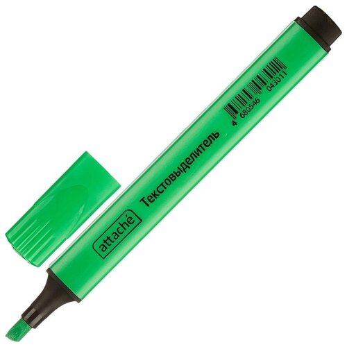 Текстовыделитель Attache зеленый (толщина линии 1-4 мм)