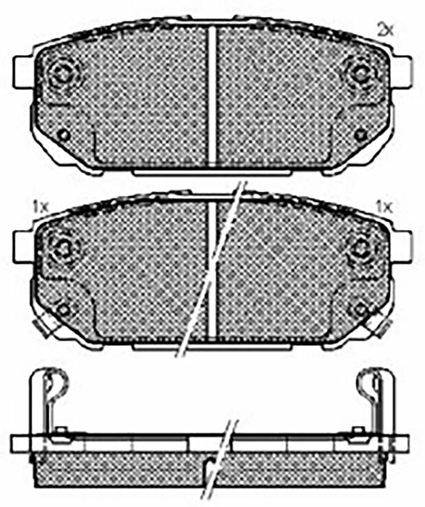 Дисковые тормозные колодки задние SANGSIN BRAKE SP1154 для Kia Sorento, Great Wall Safe (4 шт.) - фотография № 16