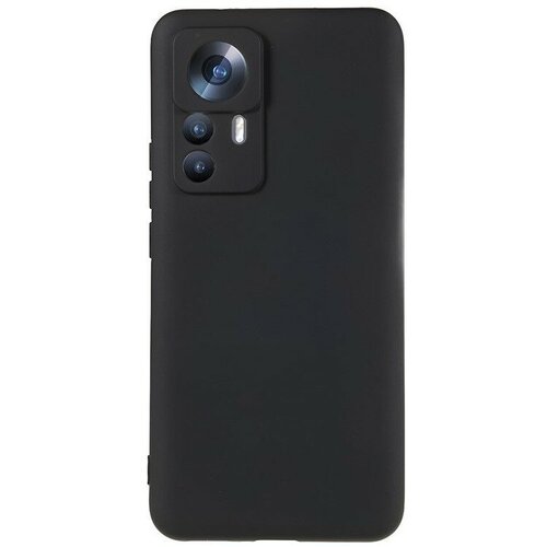 Накладка силиконовая Silicone Cover для Xiaomi 12T Pro чёрная накладка силиконовая silicone cover для xiaomi 12t pro сиреневая