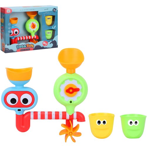 Игрушка для ванной на присосках, вращающиеся элементы, игры с водой, JB0210673