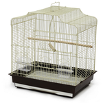 Клетка для птиц Golden cage 604, размер 47х36х50.6 см, Цвет белый - изображение