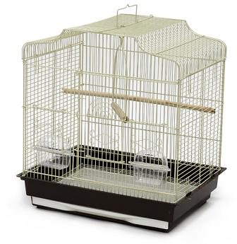 Клетка для птиц Golden cage 604, размер 47х36х50.6 см, Цвет белый