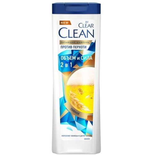 Шампунь для волос Clean by Clear 2 в 1, против перхоти, 365 мл, в ассортименте