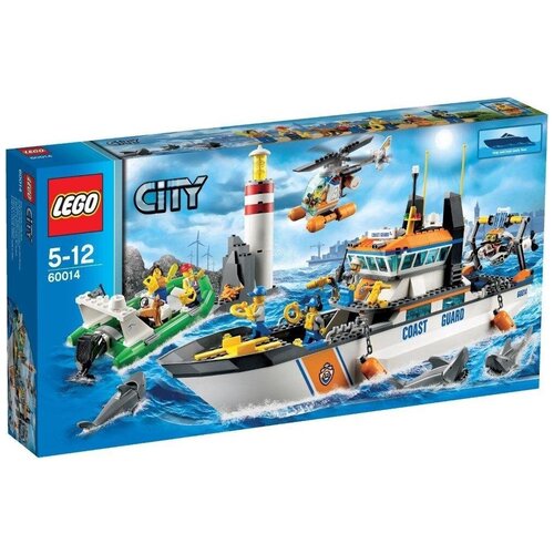 lego lego city 60295 лего город арена для шоу каскадёров Конструктор LEGO City 60014 Патруль береговой охраны, 449 дет.