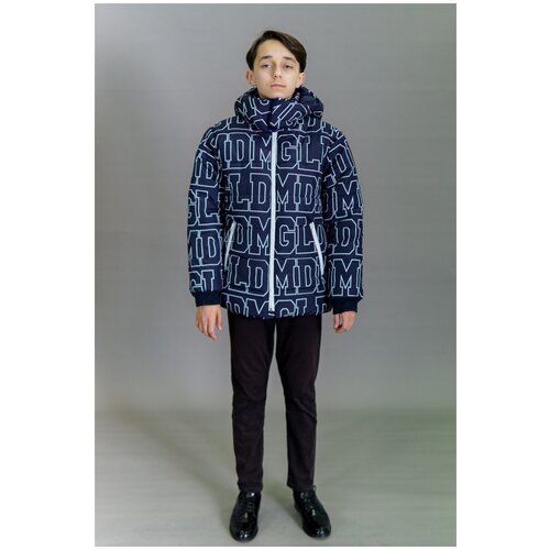 Куртка MIDIMOD GOLD, размер 140-146, синий ветровка midimod gold размер 140 146 синий