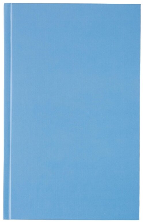 Бизнес-тетрадь А5,80л,7БЦ мат. лам, тон. бл, кл, Attache Bright colours голуб
