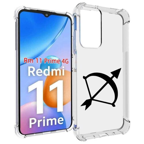 Чехол MyPads знак-зодиака-стрелец-7 для Xiaomi Redmi 11 Prime 4G задняя-панель-накладка-бампер